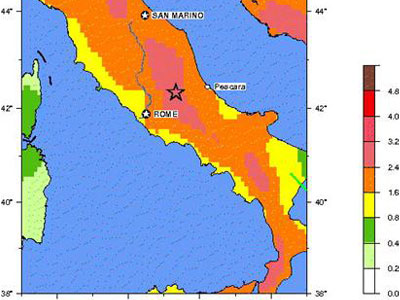 Μικροσεισμική δραστηριότητα στην Ιταλία